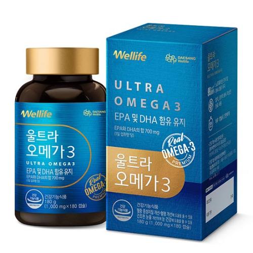 울트라오메가3 (1,000 mg×180캡슐) / 180일분