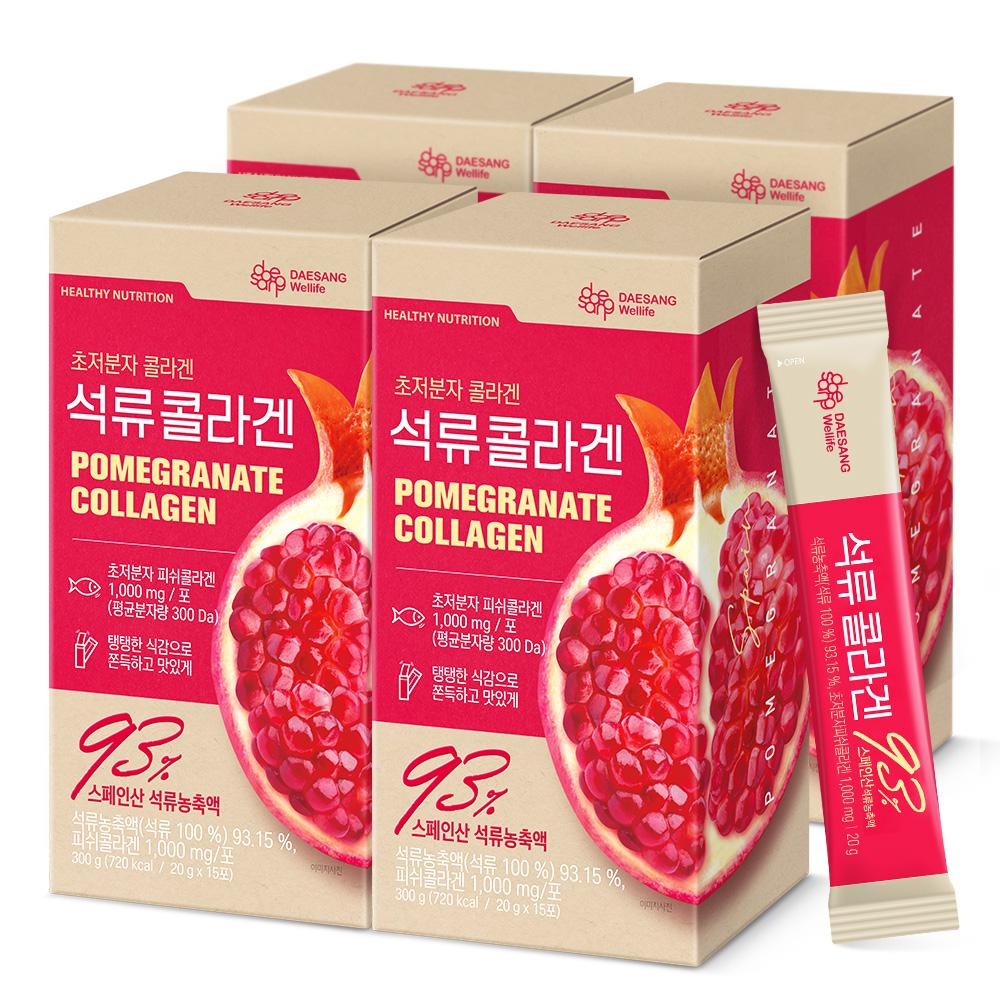 [헬시 페스타] 석류콜라겐 (20 g×15포)X4 /60일분 + 적립금 1,000원 증정_3