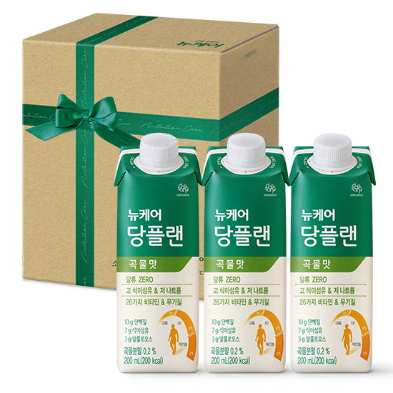 [체험팩] 당플랜 곡물맛 200ml (3팩) 