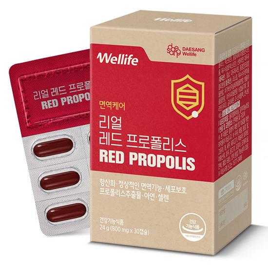 리얼 레드 프로폴리스 (800 mg×30캡슐) /30일분