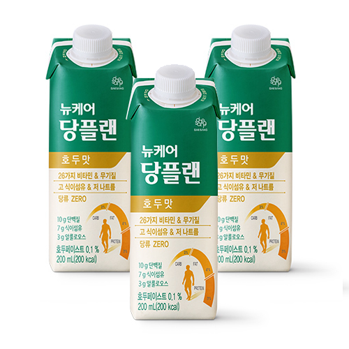 [체험팩] 당플랜 호두맛 200ml (3팩)