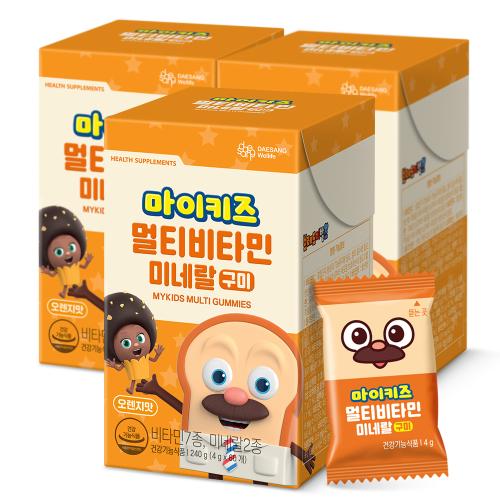 마이키즈 멀티비타민미네랄 구미(60구미)X3 /60일분 
