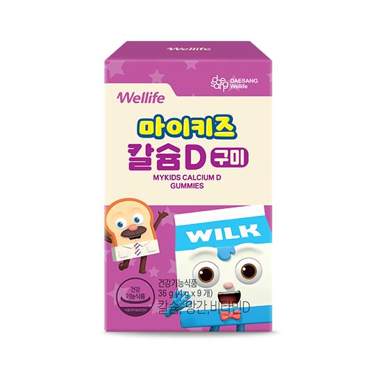 [체험팩] 마이키즈 칼슘D 구미 (4g*9개) /3일분