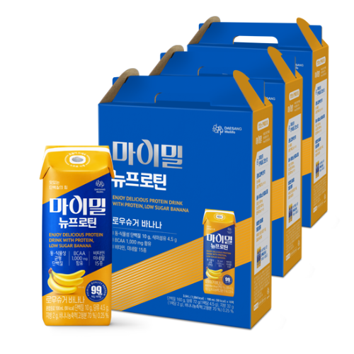 마이밀 마시는 뉴프로틴 바나나 190ml (48팩)