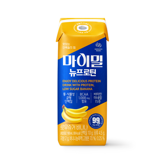 마이밀 마시는 뉴프로틴 바나나 190ml (48팩) + 적립금 3,000원 증정_3