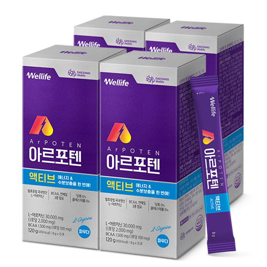 아르포텐 액티브 120g(8gx15포)X4 /60일분_1