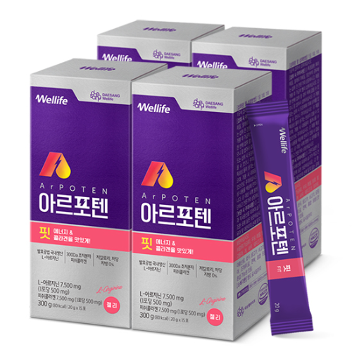 [3+1] 아르포텐 핏 300g(20gx15포)X4 /60일분