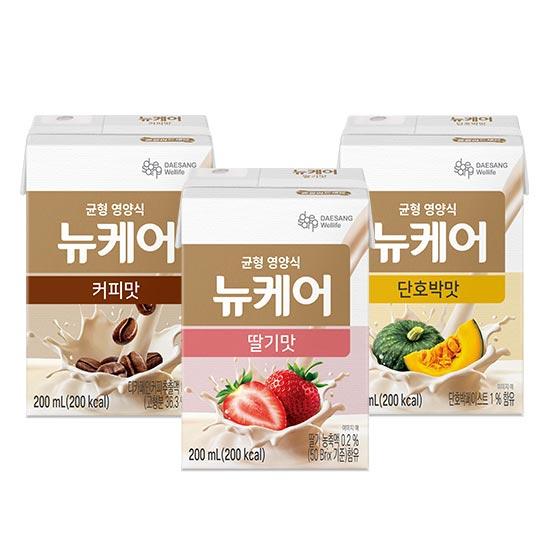 [체험팩] 뉴케어 일반식 3종 체험팩 (딸기맛/커피맛/단호박맛) 