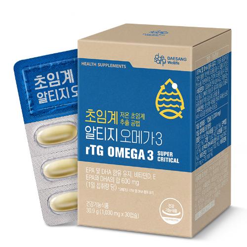초임계 알티지 오메가3 (1,030 mg x 30캡슐) /30일분