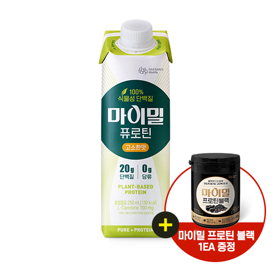 마이밀 퓨로틴 고소한맛 250ml (24입) + 마이밀 프로틴 블랙 1EA 증정