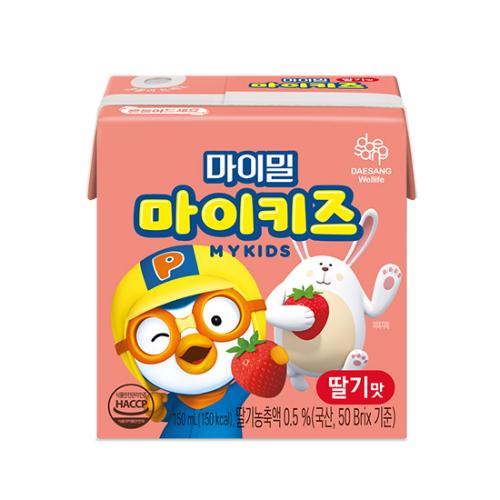 [정기배송] 마이밀 마이키즈 딸기맛 150ml (24팩)