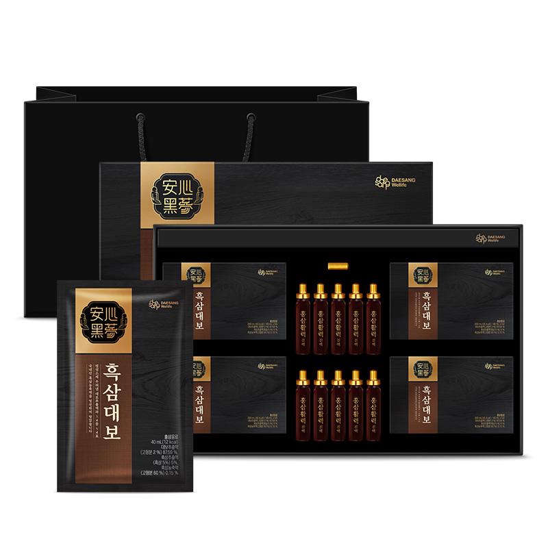 [웰니스 레터] 활력 담은 흑삼 대보 (40 mlx20포) + 엄목레 바디필링패드 3종 각 1매 증정_2