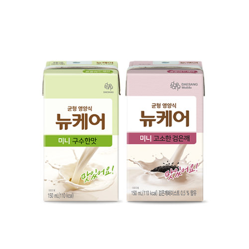 뉴케어 미니 구수한맛 150ml (24팩) + 미니 고소한 검은깨 150ml (24팩)