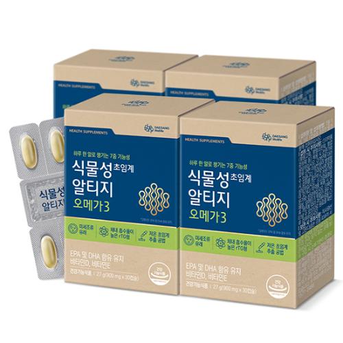 식물성 초임계 알티지 오메가3 (900 mgx30캡슐)X4 /120일분