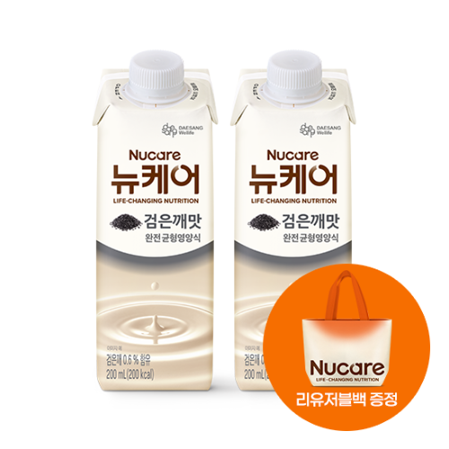 뉴케어 검은깨맛 200ml (60팩) + 뉴케어 전용 리유저블백 증정