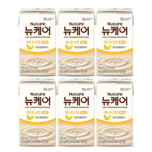 뉴케어 미니 바나나맛 150ml (144팩)