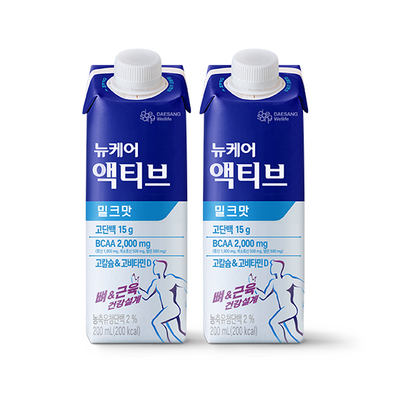 뉴케어 액티브 밀크맛 200ml (48팩) 