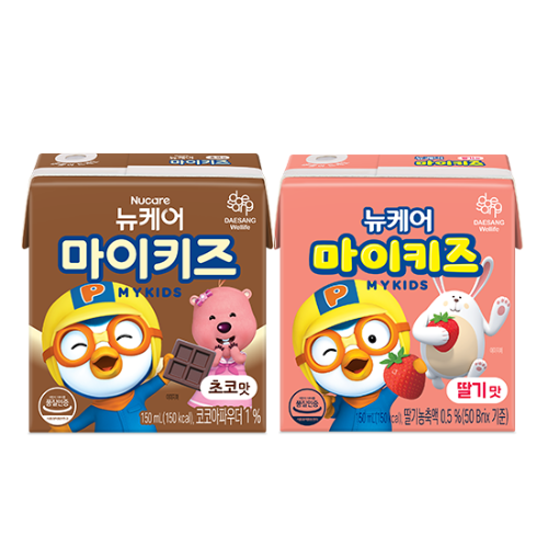 뉴케어 마이키즈 초코맛 150ml (24팩) + 딸기맛 150ml (24팩)