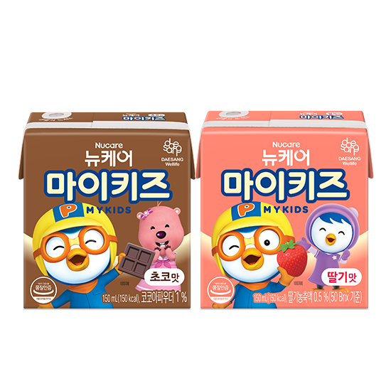 [마이키즈 새학기 이벤트] 뉴케어 마이키즈 초코맛 150ml (24팩) + 딸기맛 150ml (24팩)_1