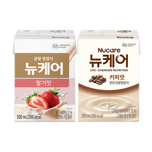 뉴케어 딸기맛 200ml (30팩) + 커피맛 200ml (30팩)