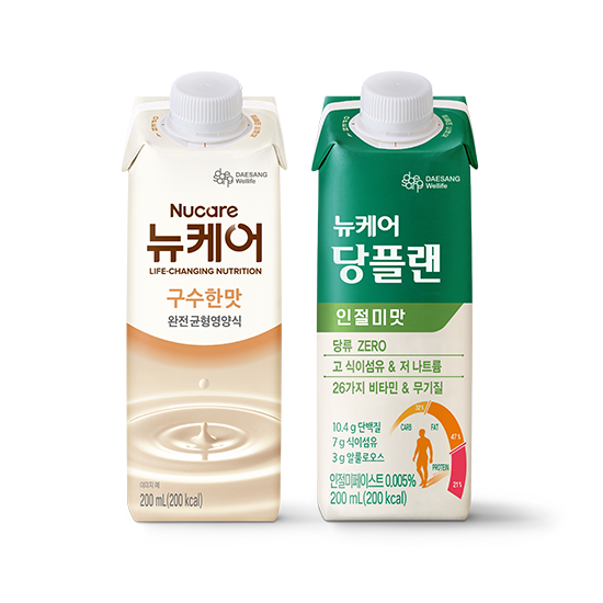 뉴케어 구수한맛 200ml (30팩) + 당플랜 인절미맛 200ml (30팩) 