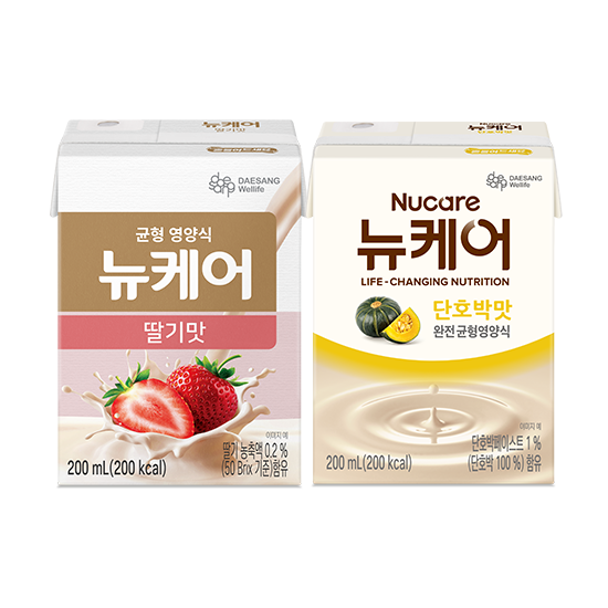 뉴케어 딸기맛 200ml (30팩) + 단호박맛 200ml (30팩)_1