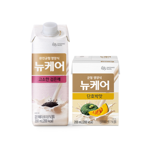 뉴케어 고소한 검은깨 200ml (30팩) + 뉴케어 단호박맛 200ml (30팩) 