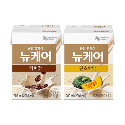 뉴케어 커피맛 200ml (30팩) + 단호박맛 200ml (30팩)