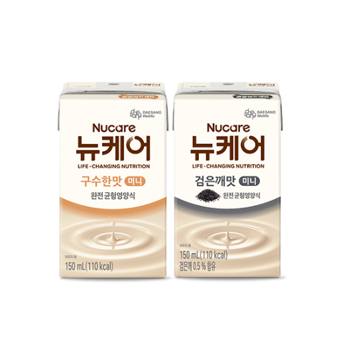 뉴케어 미니 구수한맛 150ml (24팩) + 미니 검은깨맛 150ml (24팩) 