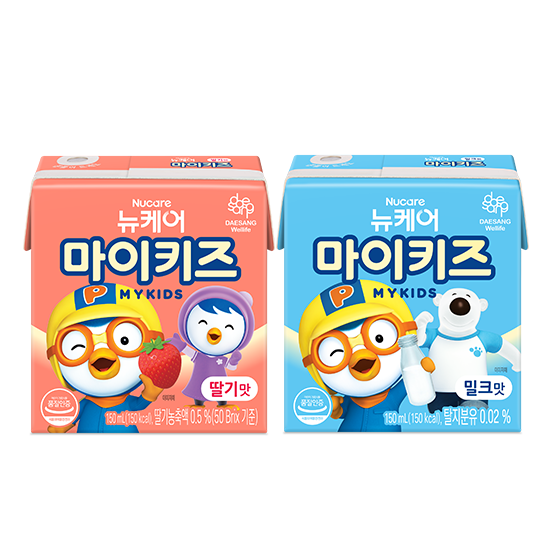 [마이키즈 새학기 이벤트] 뉴케어 마이키즈 밀크맛 150ml (24팩) + 딸기맛 150ml (24팩)_1