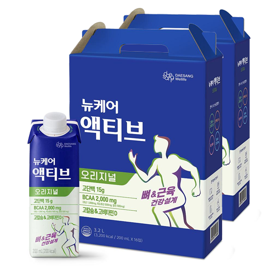 [핫딜특가] 뉴케어 액티브 오리지널 200ml (16팩)X2EA_1