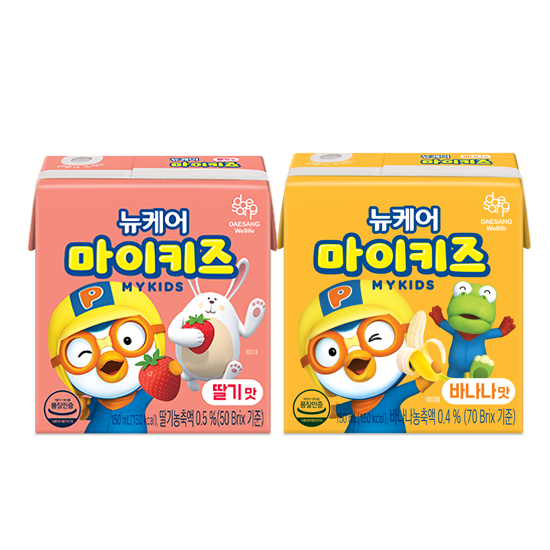 뉴케어 마이키즈 바나나맛 150ml (24팩) + 딸기맛 150ml (24팩)_1