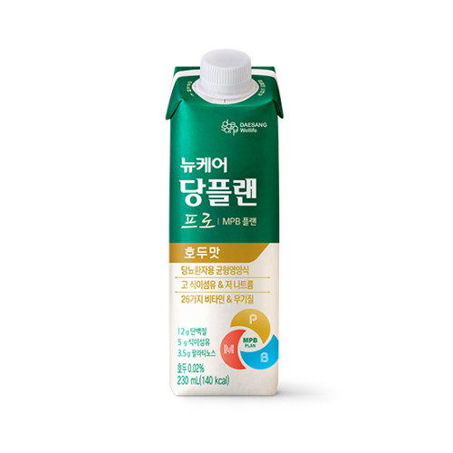 [당뇨와건강 히든특가] 당플랜 프로 호두맛 230ml (24팩) 