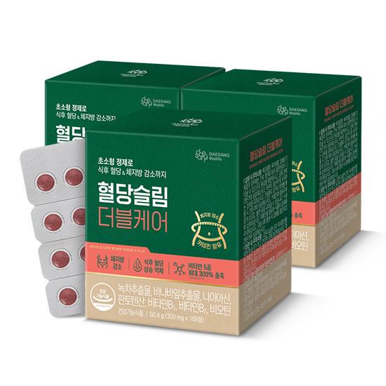 혈당슬림 더블케어 (300 mg x 168정) X3