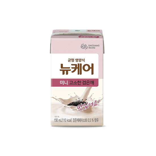 뉴케어 미니 고소한 검은깨 150ml (24팩) + 당플랜 오곡죽 3종 (삼계 1EA+소고기 1EA+닭개장 1EA)_2