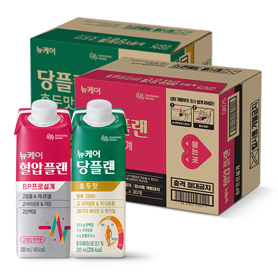 뉴케어 혈압플랜 200ml (30팩) + 당플랜 호두맛 200ml (30팩) + 증정 : 당플랜 프로 마일드 초코 1박스(24팩)_2