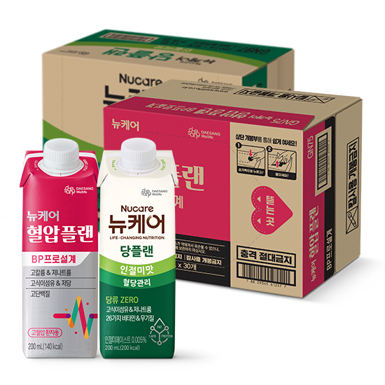 뉴케어 혈압플랜 200ml (30팩) + 당플랜 인절미맛 200ml (30팩) + 당플랜 안심바 (18입) 증정 + 신세계 상품권 5천원권 증정_2