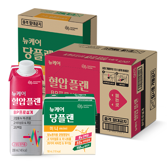 뉴케어 혈압플랜 200ml (30팩) + 당플랜 미니 150ml (30팩) + 증정 : 당플랜 프로 마일드 초코 1박스(24팩)_2