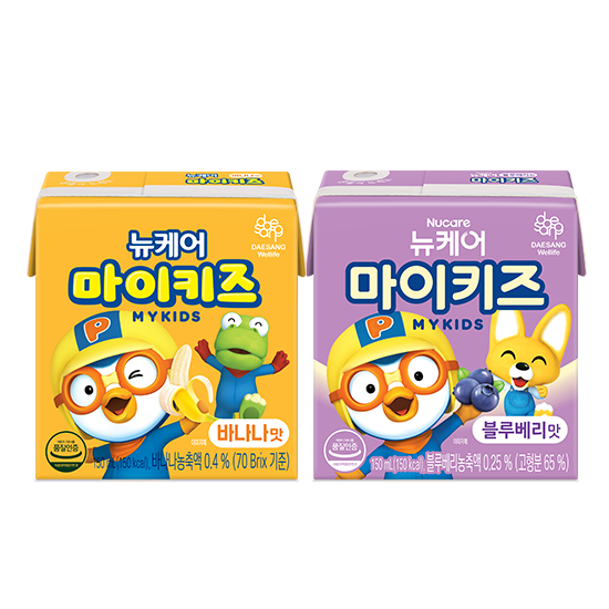 뉴케어 마이키즈 바나나맛 150ml (24팩) + 블루베리맛 150ml (24팩)_1