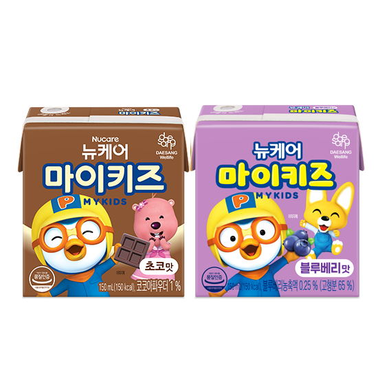 뉴케어 마이키즈 블루베리맛 150ml (24팩) + 초코맛 150ml (24팩)_1