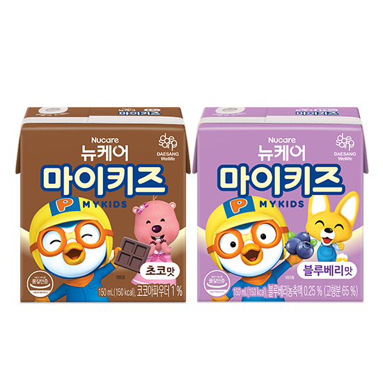 뉴케어 마이키즈 블루베리맛 150ml (24팩) + 초코맛 150ml (24팩)_1