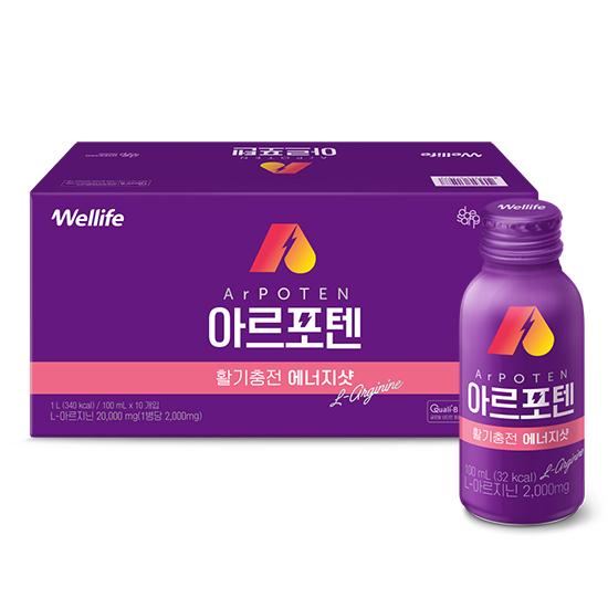 [핫딜특가] 아르포텐 에너지샷 (100ml X 10개입) + 아르포텐 솔루션 3일분 (30ml X 3병)_2