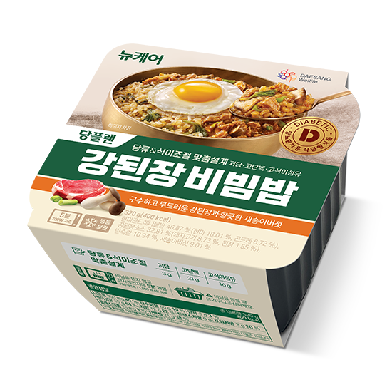 [핫딜특가] 뉴케어 당플랜 강된장 비빔밥 320g (3EA) + 당플랜 강된장 비빔밥 1EA 증정_4