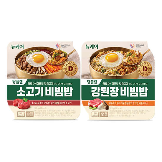 뉴케어 당플랜 비빔밥 4EA (소고기 2EA+강된장 2EA)