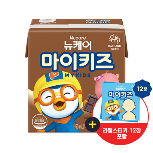 [프렌즈 SET] 뉴케어 마이키즈 초코맛 150ml (24팩) + 라벨스티커 12장