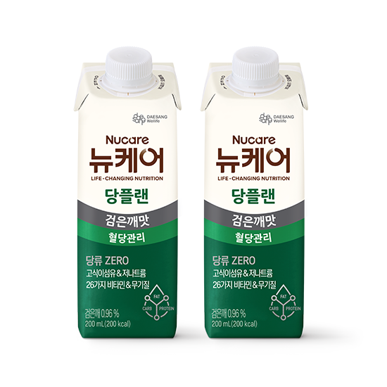 당플랜 검은깨맛 200ml (60팩) + 뉴케어 전용 리유저블백 증정_2