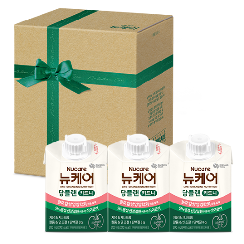 [체험팩] 뉴케어 당플랜 키드니 200ml (3입)