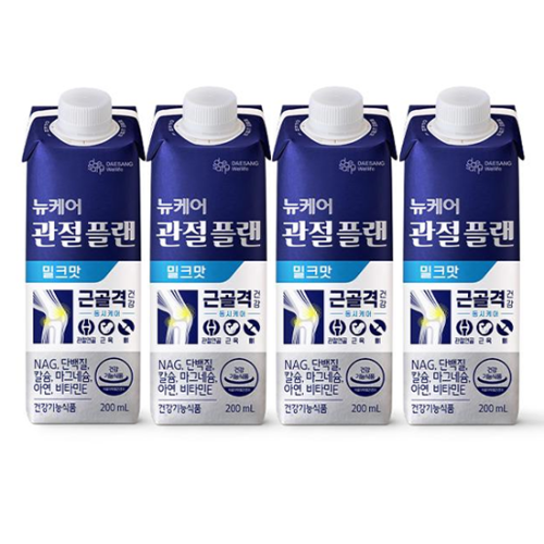 뉴케어 관절플랜 밀크맛 200ml (96팩) 유통기한 : 2025년1월20일까지