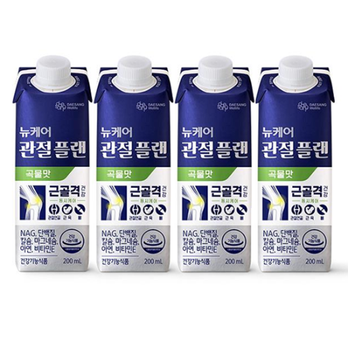 뉴케어 관절플랜 곡물맛 200ml (96팩)