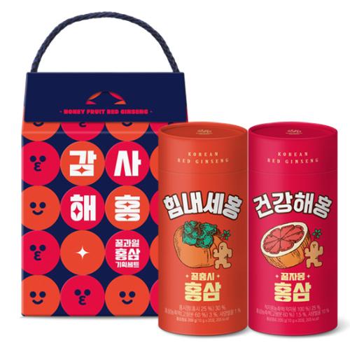 [히든특가] 꿀과일홍삼 기획세트 (꿀홍시 홍삼 + 꿀자몽 홍삼)